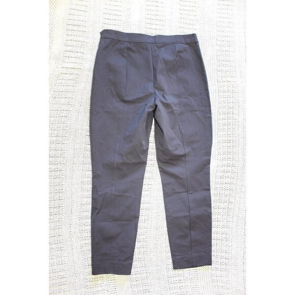 Everlane Classic Formal women's Gray Pants Size 14 Trousers elastic waist zipper - Picture 1 of 10